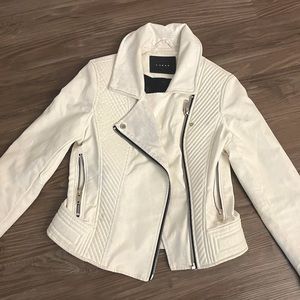 White Leather Jacket
